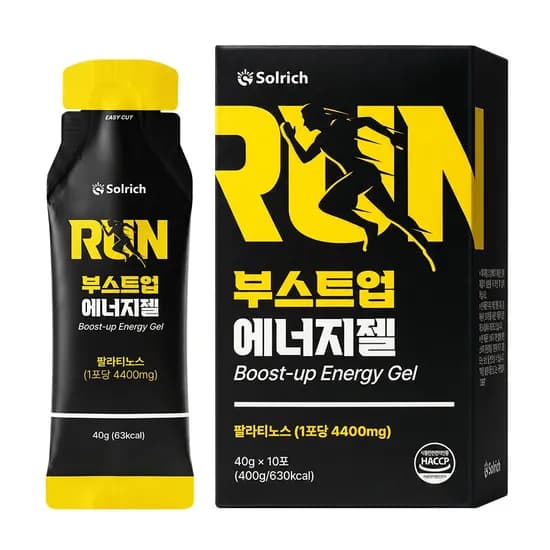 솔리치 부스트업 에너지젤 레몬맛 10포 1박스