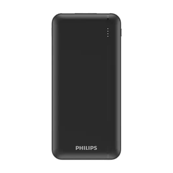 필립스 슬림 보조배터리, DLP1812PB, 10000mAh, PD 20W, 블랙, 1개
