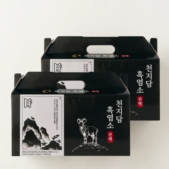 천지담 흑염소진액 70ml 30포