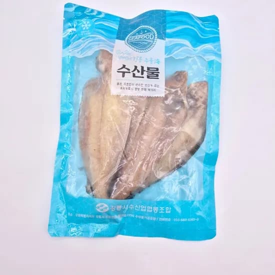 동해안 손질 반건조 기름가자미 500g 5미 1팩
