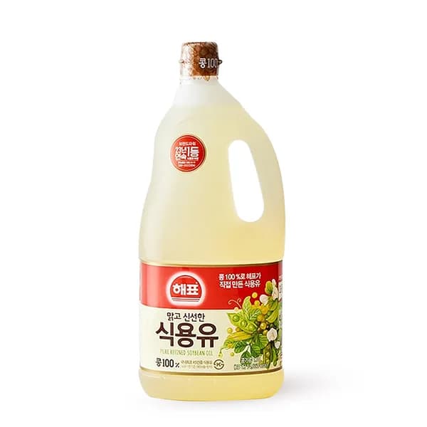 해표 식용유 콩기름 1.8L 3개 19,340원