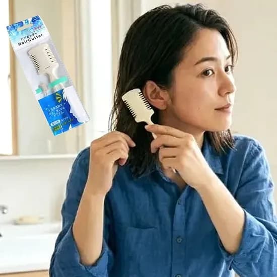 니켄 셀프 헤어커팅 숱치기 칼, 남녀공용, 1개