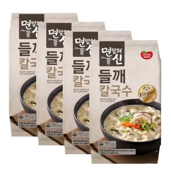 동원 들깨칼국수 258g 4개