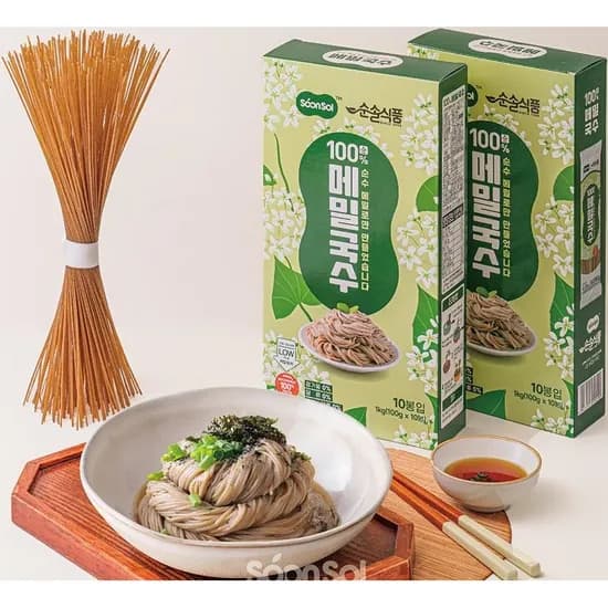 순솔 메밀국수 메밀면 1kg 2개