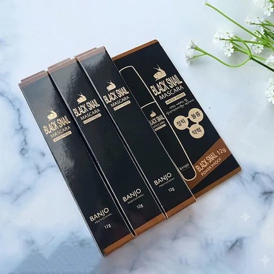 앙쥬 블랙스네일 워터프루프 마스카라, 블랙, 12g, 3개
