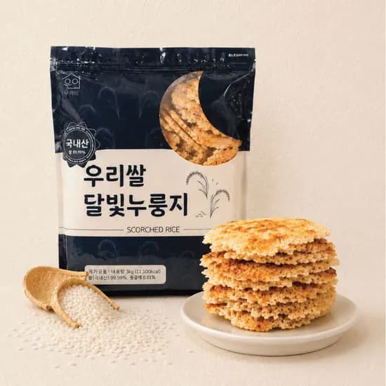 우리쌀 달빛누룽지 3kg 1개