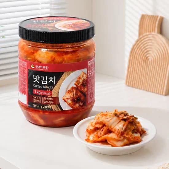 천년의반찬 맛김치 1kg 2개