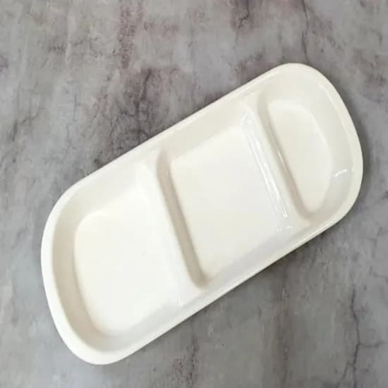 3칸 나눔 종지그릇, 1개