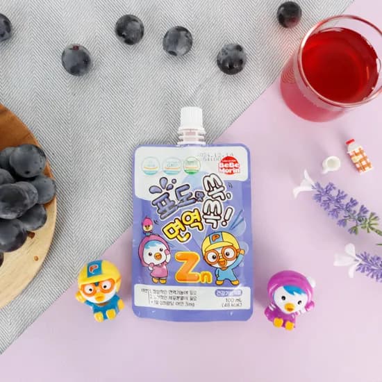 아연면역음료, 포도맛, 100ml, 10개