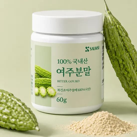 SALMSI 국내산 여주분말 60g 4개