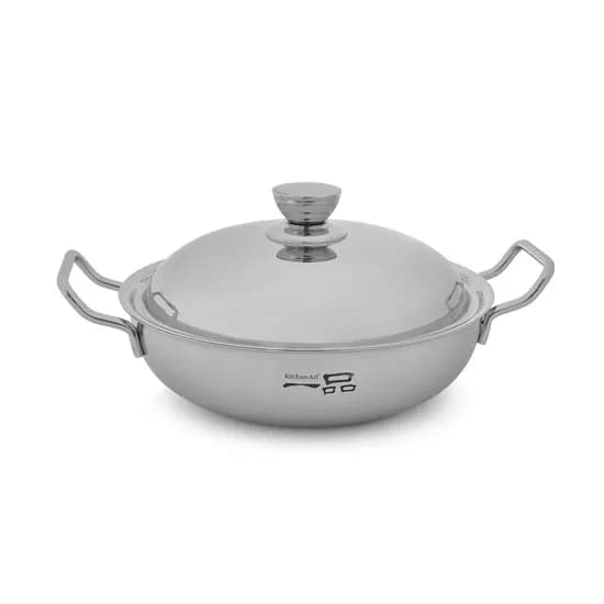 키친아트 IH 인덕션 통3중 일품 파티웍 전골 냄비 스텐 28cm 1개