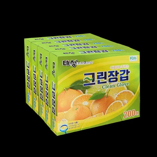 태상 크린장갑, 200매, 5개입, 1개