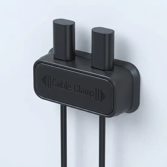 자석형 슬라이딩 타입 케이블 정리 홀더 화이트 1.5x5x1.9cm 1개
