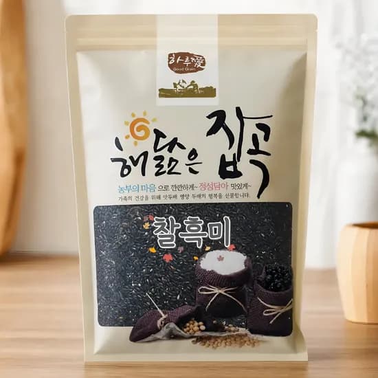 국내산 찰흑미 2025년 햅쌀 2kg 1개