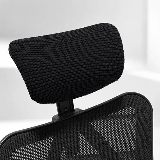 제이에스맘 의자 리폼 헤드 커버, 블랙, L(33~40cm, 16~24cm), 1개