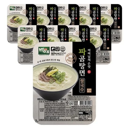 백제 쌀국수 파곰탕면 93.5g 10개