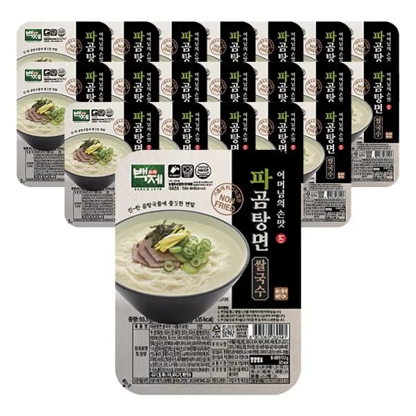 백제 쌀국수 파곰탕면 93.5g 20개입