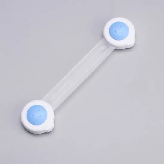 안전 냉장고 서랍 투명 잠금장치, 블루, 2P, 1개
