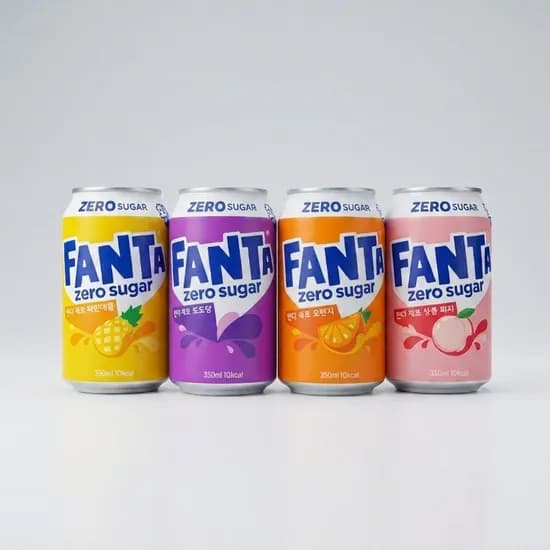 환타 제로 오렌지 파인 포도 피치 350ml 24개 19,500원