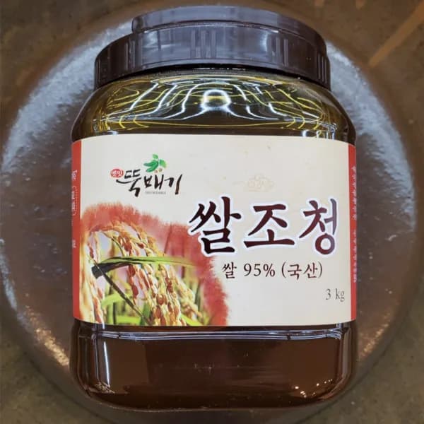 청도식품 옛맛뚝배기 쌀조청 국내산100 3kg 1개