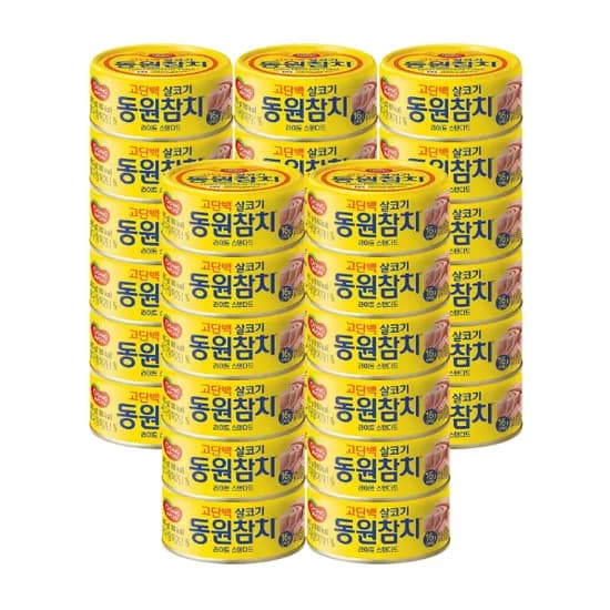 동원참치 라이트스탠다드 참치 85g 30캔