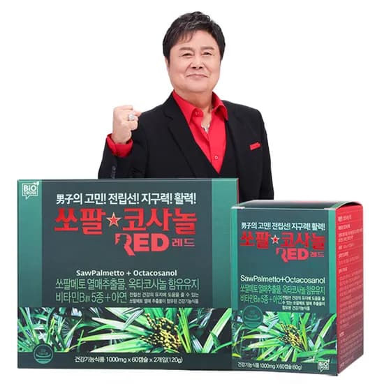 바이오크로스 남진 쏘팔코사놀 레드 쏘팔메토 1000mg 2개입 1개
