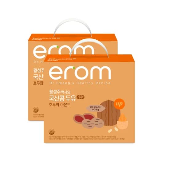 이롬 황성주박사의 국산콩두유 PLUS 호두와 아몬드 190ml 32개