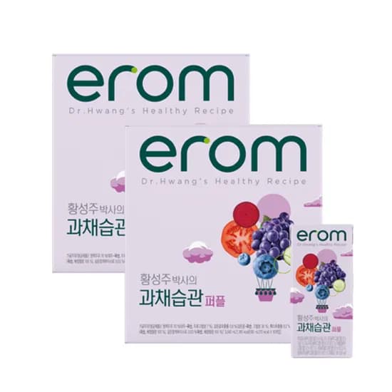 이롬 황성주 과채습관 퍼플 190ml 32개