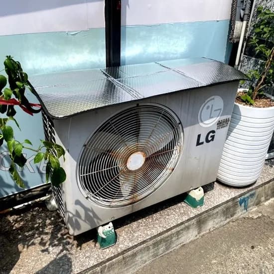 에어컨 실외기 차광막 절전커버