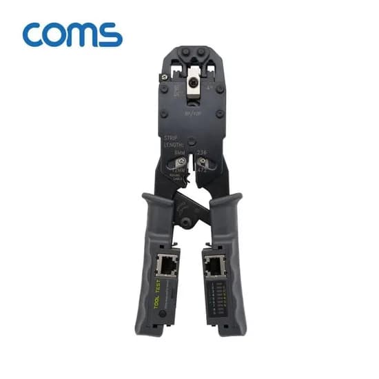 COMS 랜툴 테스터기, TT591, RJ45/12/11/10P10C, 1개