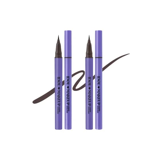 아이돌메이크업 리퀴드 아이라이너 다크브라운 0.8ml 2개