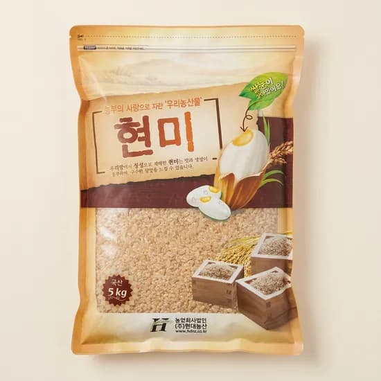 현대농산 국내산 현미 5kg 2개