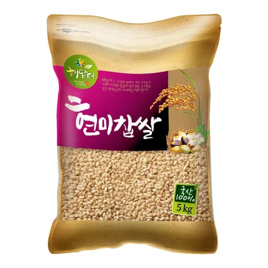 현대농산 국내산 찰현미 현미찹쌀, 5kg, 1개