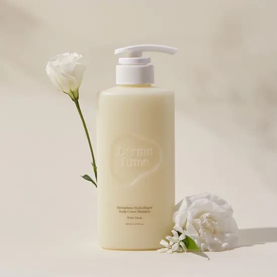 더마퓸 히알콜라겐 두피 크림 샴푸, 화이트머스크향, 500ml, 1개
