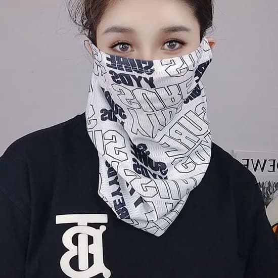 아이스핏 냉감 쿨 넥워머 MASK-NW-002, 화이트, 5개