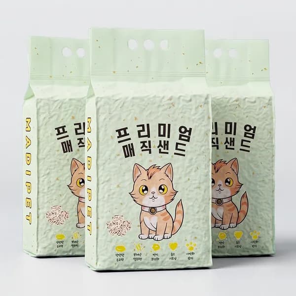 메디펫 프리미엄 두부모래 녹차향 10L 3개 14,800원