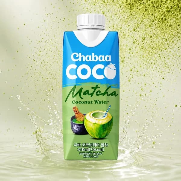 차바 코코넛워터 말차 310ml 48개