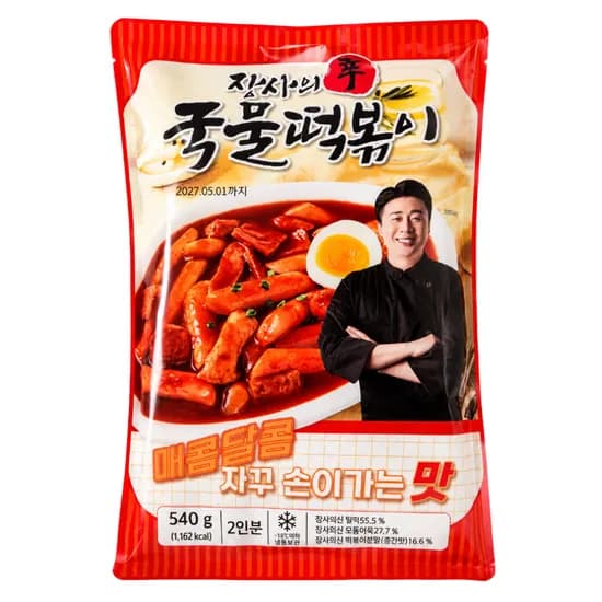 장사의신 국물 떡볶이 540g 1개