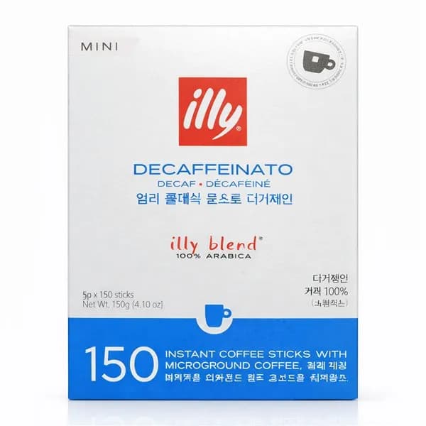 일리 디카페인 미니 커피스틱 1g 150개 35,500원
