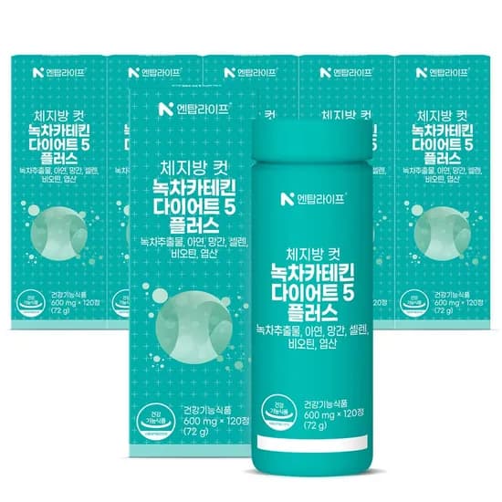 체지방 컷 녹차카테킨 다이어트 120정 6개