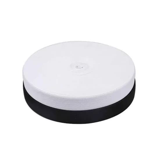 조영유통 옷 수선 바지 고무밴드 블랙 15mm 1m