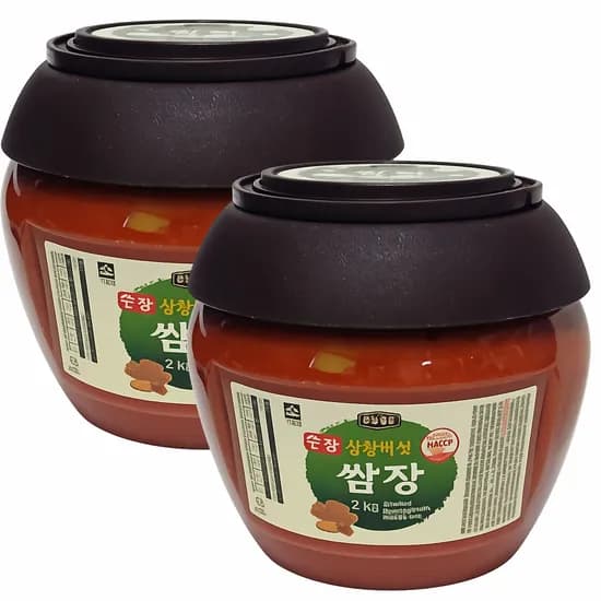 기픈샘 순창 상황버섯 쌈장 2kg 2개