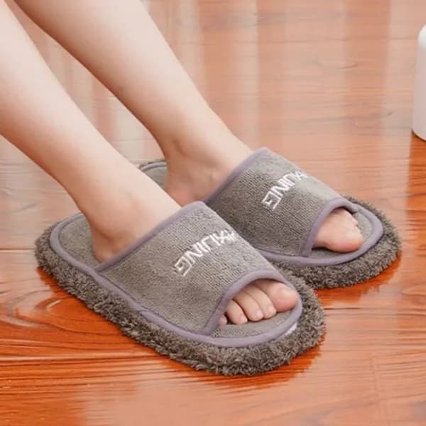 극세사 청소 슬리퍼 실내화 그레이 260mm 1개