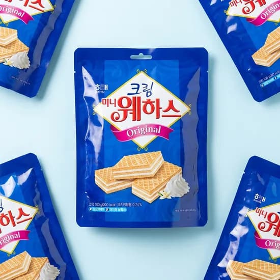 해태 크림 미니 웨하스 150g 6개