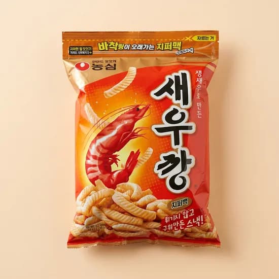 농심 새우깡 대용량 지퍼백 400g 1개