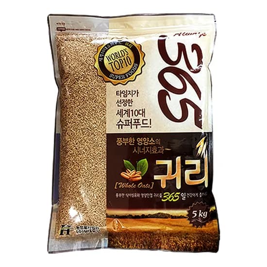 현대농산 수입산 귀리 5kg 1개