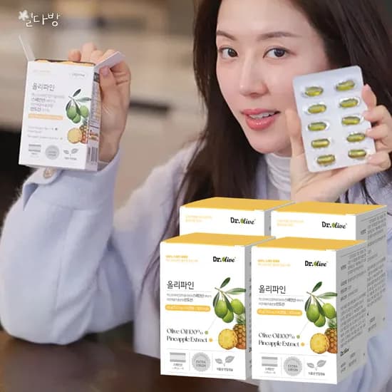 닥터올리브 올리파인 스페인 엑스트라버진 올리브유 캡슐, 60정, 1팩