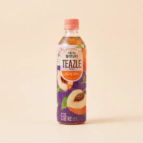 웅진식품 티즐제로 피치얼그레이 500ml 20개
