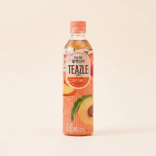 웅진 티즐제로 피치우롱티 500ml 20개