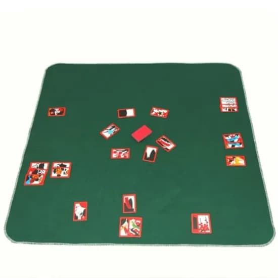 화투판 부직포 바닥매트 4인용 녹색 70cm 1개